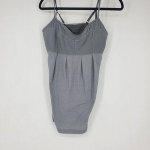 Lululemon Tank Built in bra Size 10 Gray good condition